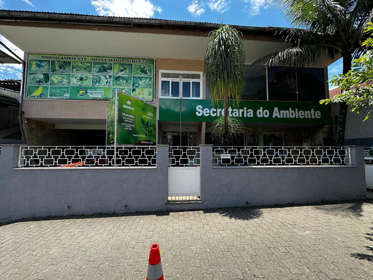 Fachada da Secretaria Municipal do Ambiente